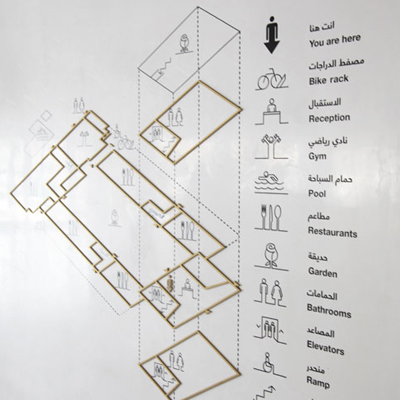 Pearl Marzouq Wayfinding